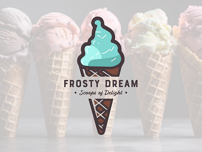 Frosty Dream branding design graphic design illustration logo typography vector