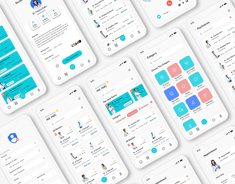 Doctor Appointment App by Md. Hafij on Dribbble