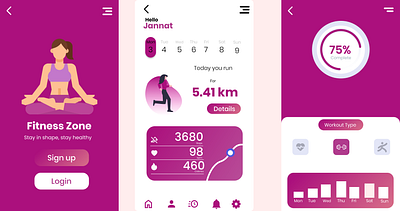 Simple fitness app