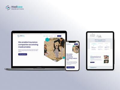 Wellbee Product Landing page fintech health insurance landing page medicare mobile apps product design saas product ui ui design ux ux design web apps