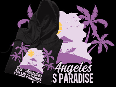 LOS Angeles California t shirt design by Merchgraphic on Dribbble