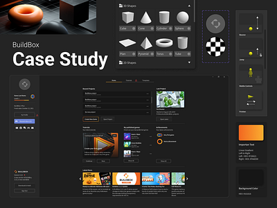BuildBox Case Study 3d case study coding design design systems game illustration ui userinterface ux web design website