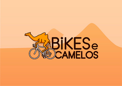 Bikes e Camelos adobe illustrator branding graphic design logo
