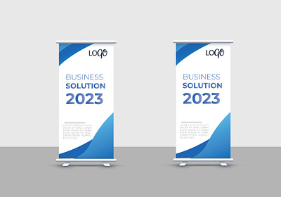 Business Roll Up Banner Design banner business design graphic design roll up banner