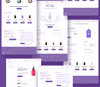 Altra Glue Website Design branding creative design featured illustration logo purple stunning ui ui ux ui design uidesign user experience userinterface ux ux design uxdesign web web design website