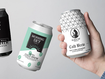 Premium Cold Brew Product Packaging Design branding design illustration label logo logo design product product design product packaging vector