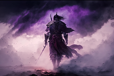 Warriors. 3d art dark design digital art drawing fantasy graphic design illustration painting render samurai warrior