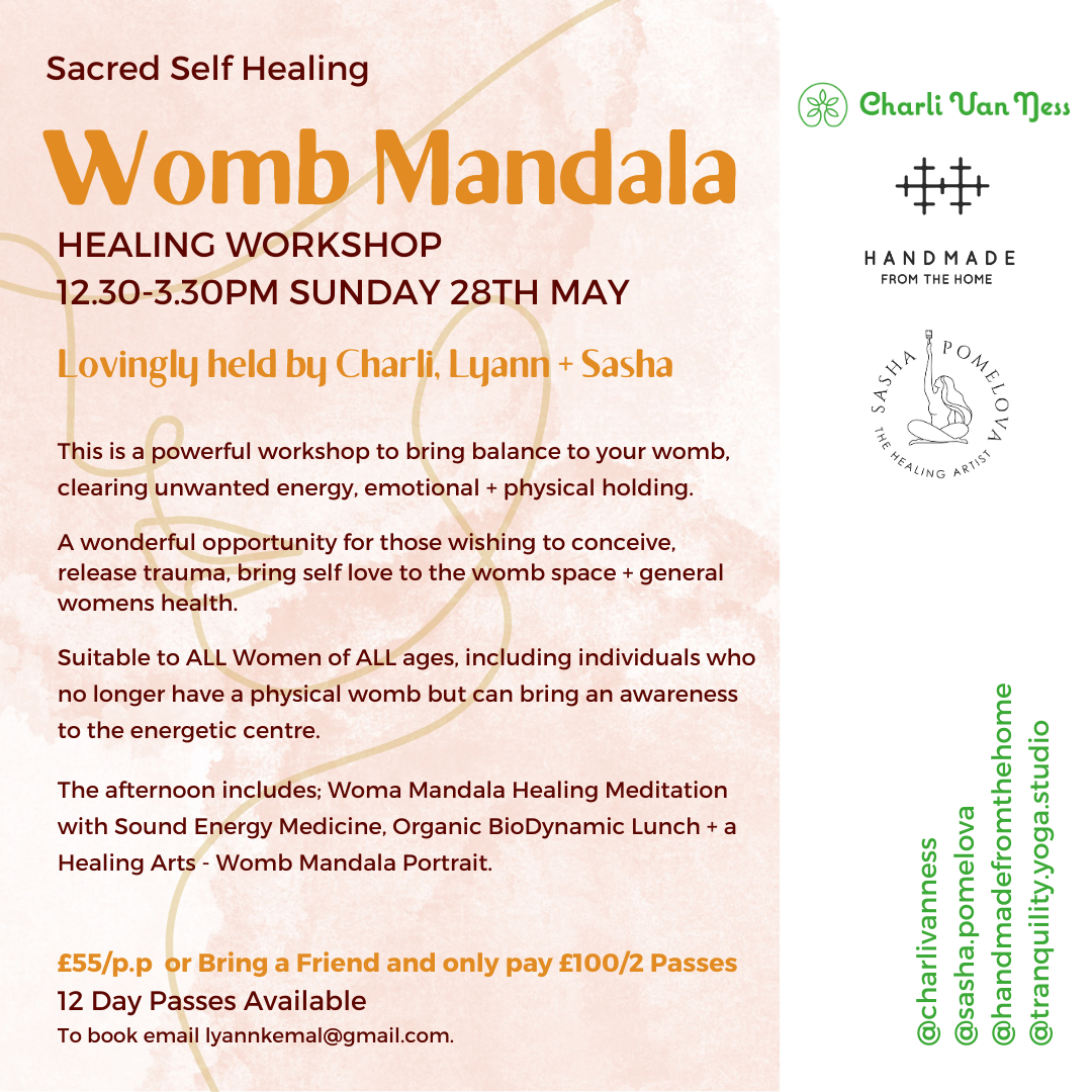 Womb Mandala Healing Workshop by Charli Van Ness on Dribbble