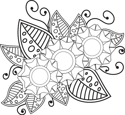 Doodle Design colouring colouring page creative design doodle dribbble floral flower flowers front design graphic design illustration mandala mehndi page pata