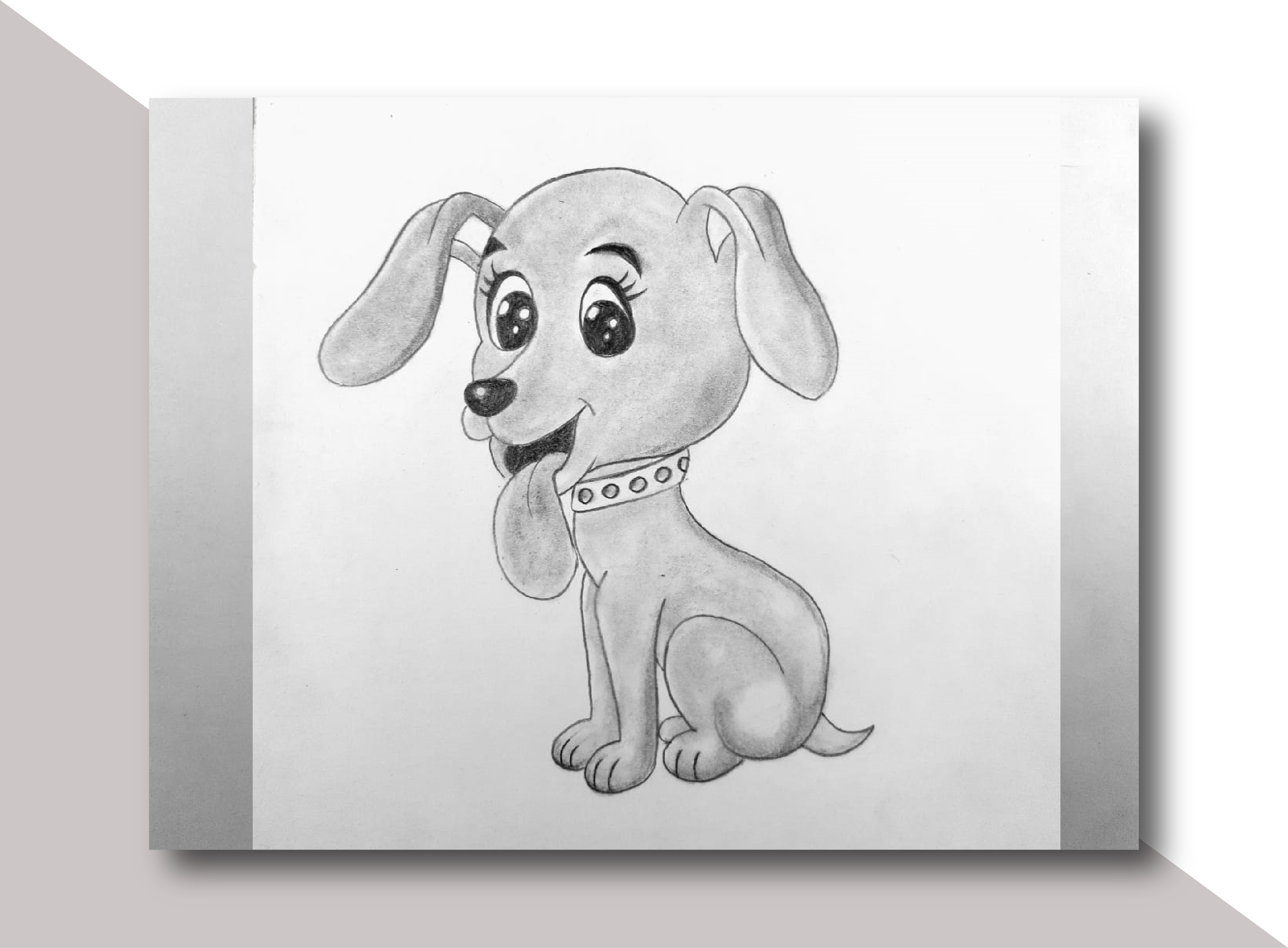 Head of Handsome dog isolated on white background. Cute puppy. Realistic  Hand drawing of a puppy. Animal art collection: Small Dog Breed. Good for  print T-shirt, banner, pillow. Design template Stock Illustration |