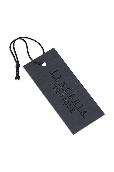 Customized Blind UV Printed Price Tags with Strings custom price tags with string