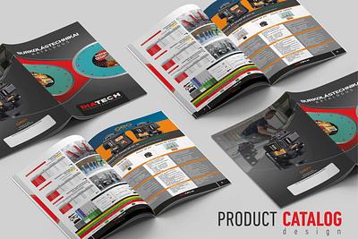 Product catalog design - Diatech advertising branding catalog design graphic design layout magazine minimal product