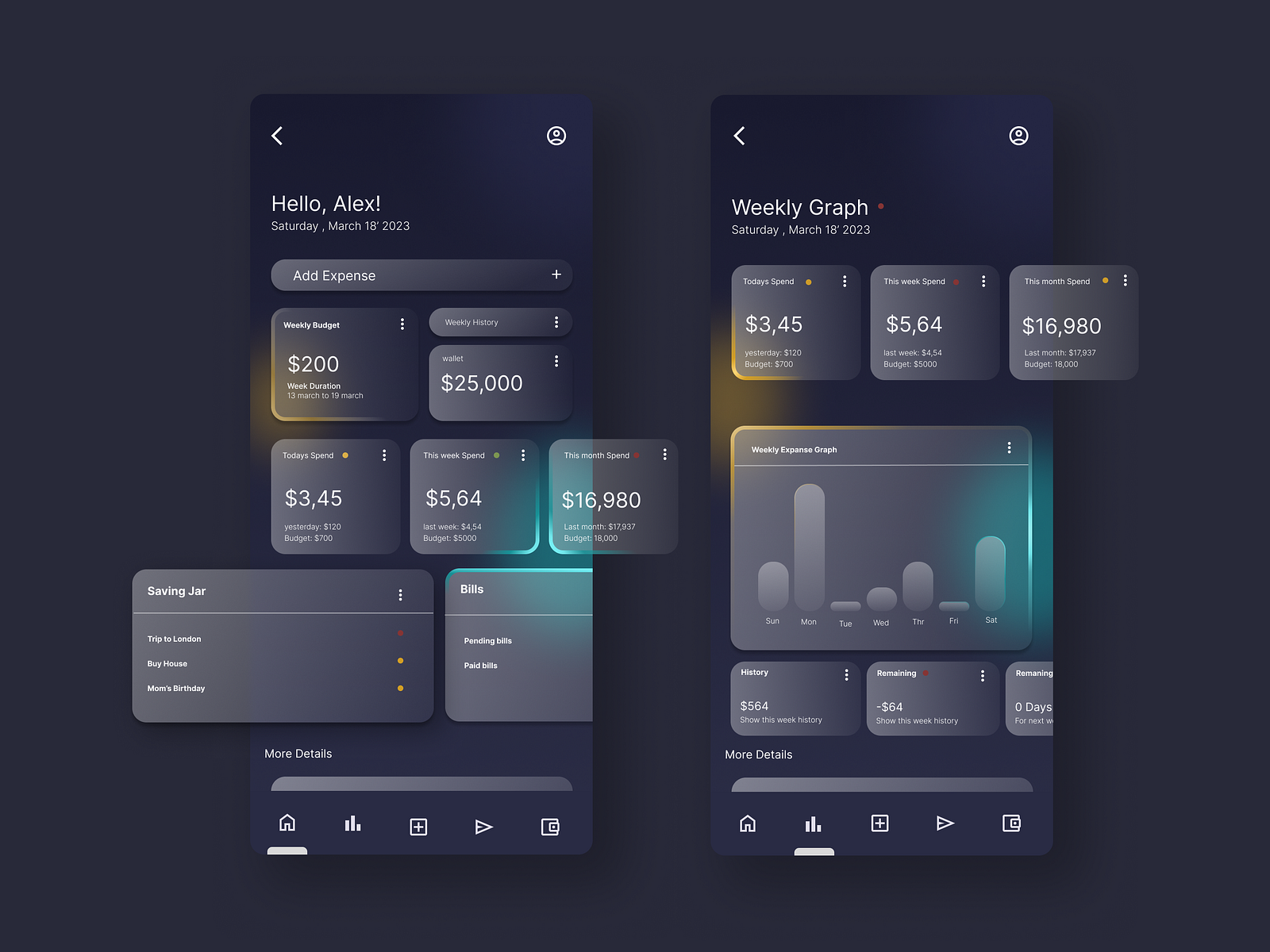 money-tracker-app-ui-design-by-honey-hexa-on-dribbble