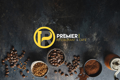 Logo Design - Premier Restaurant & Cafe branding cafe design graphic design logo logo design minimal modern restaurant typography