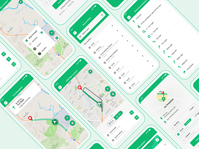 Directions & Maps Navigation app design