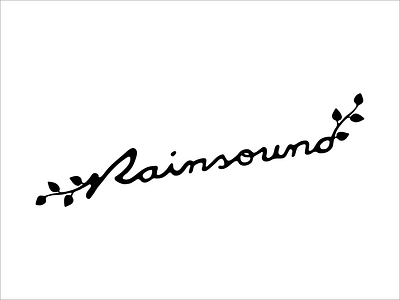 Rainsound logo logo design logodesign