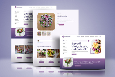 Bellflower Webshop UI Design branding design figma graphic design illustration logo typography ui ux vector