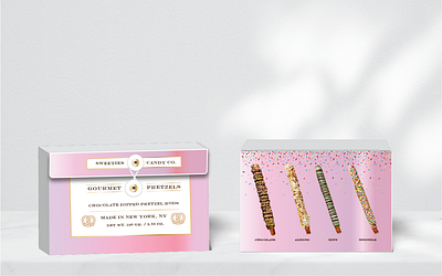 Sweeties Candy Co. branding design illustration package design