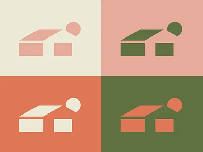 Country Barn design flat graphic design icon illustration logo minimal sketch