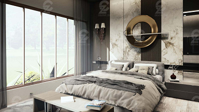 Bed Room Designs 3d design rendring sketch