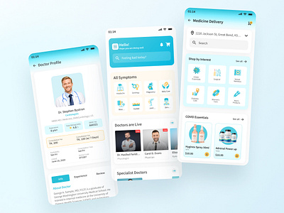 Online Medical Consultancy & Medicine Store App by Netro Creative for ...