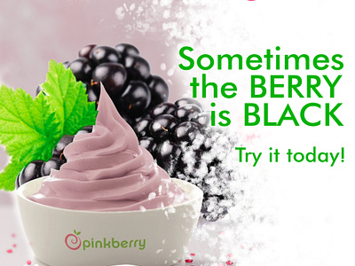 PINKBERRY BERRY FLAVOR 3d animation branding design graphic design illustration logo motion graphics vector