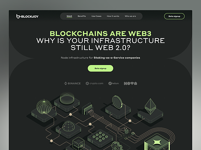 Web3 Company Web Design blockchain crypto dapps defi development tool fintech infrastructure landing page metaverse nft node tech token ui ui design web web design web3 wed 3.0