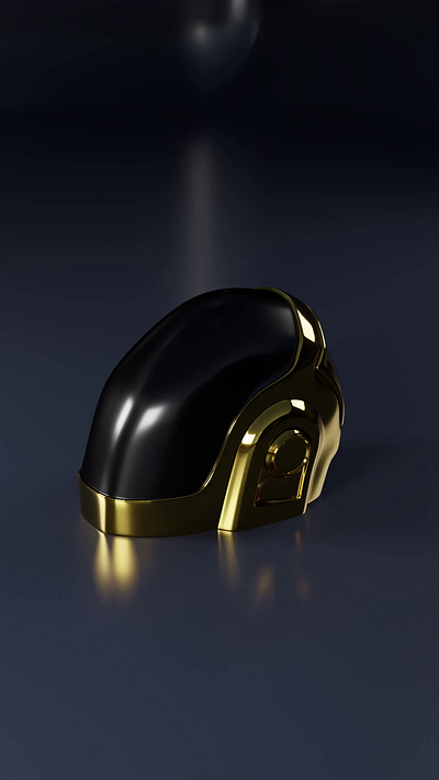 Daft Punk helmets 3d animation blender 3d modelling
