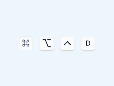 Keyboard Shortcuts 3d animation app branding crypto design final touches illustration motion graphics typography ui ux vector