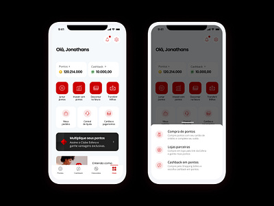 Esfera – Loyalty program concept app app design interface loyalty santander ui