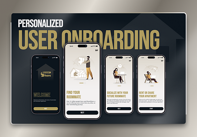 Onboarding - UI|UX Design branding design graphic design illustration ui uiux user interface visual visual design