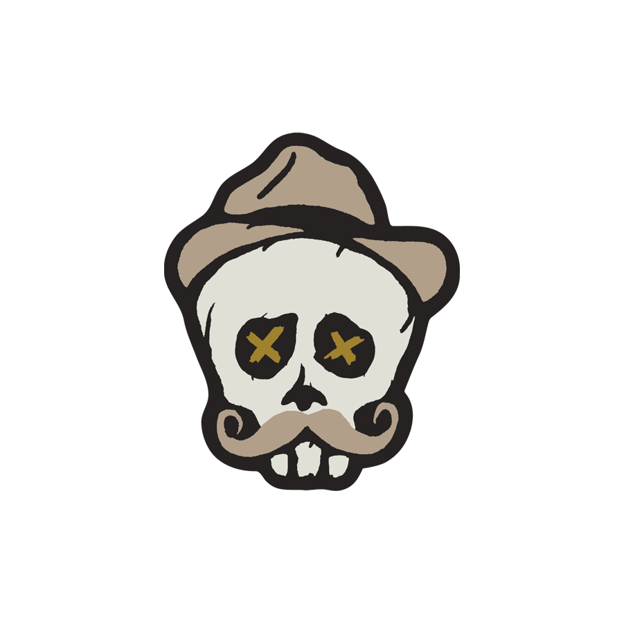 NDY Vintage Skull branding design graphic design graphics illustration logo vector