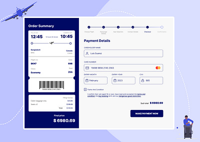 Credit Card Checkout page UI app branding ui user interface ux