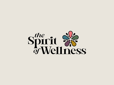 The Spirit of Wellness branding design logo typography