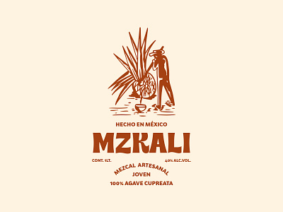 Mezcal branding @gaswey agave bar beer branding cocktails drink graphic design illustration logo maguey mexico mezcal tequila