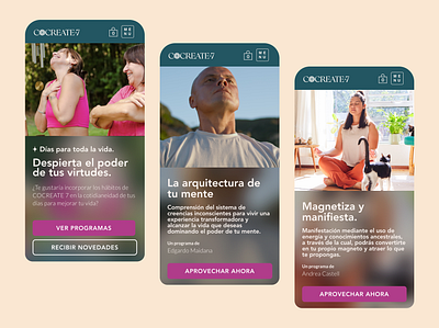 COCREATE7. Web site mobile appdesign branding uidesign uxdesign webdesign wix