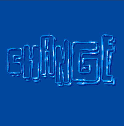 Change branding change design graphic design illustration lettering logo typography