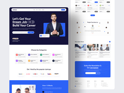 Job finding website best designer find job website homepage job finder website job finding website landingpage redesign rupak rupak chakraborty top designer ui design uiux web web design web designer website website design website designer website redesign xgenious