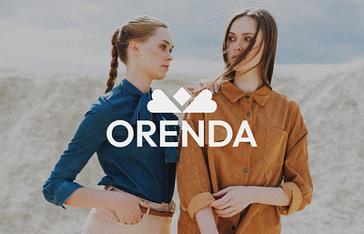 ORENDA. CLOTHING BRAND branding business card desing clothing branding design ecommerce flat graphic design logo minimal mockup