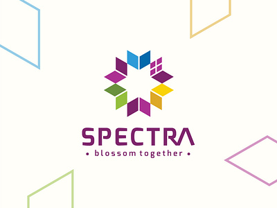 Spectra Logo Design. abstract appicon blossom brandidentity branding colorful design graphic design logo logodesign logodesigner logofolio logoinspiration logomark logos logotype modern multicolor spectra vector