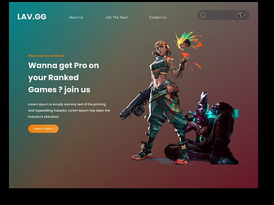 LAV.GG: Your Gateway to Game Mastery animation dashboard gameplay gamers gaming landing landing page league of legends op gg prototypes riot games streaming streams ui uidesign uiux ux research valorant web app webapp