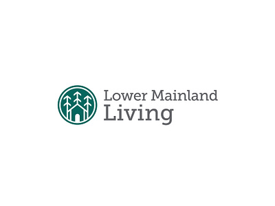 Lower Mainland Living branding design logo vector