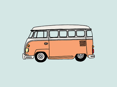 Bus graphic design illustration vector
