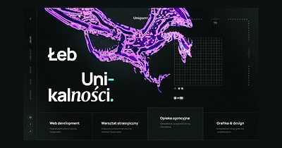 Landing Page Unique design graphic design typography ui ux