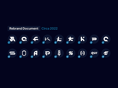 2022 Rebrand Document branding design graphic design illustration logo vector