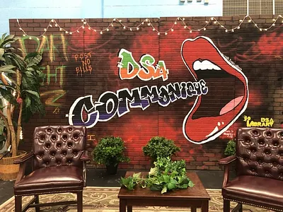 “DSA COMMUNIQUE” acrylic curator graffiti graffiti artist grafittiart leader mural muraldesign muraldesigner painting spray paint