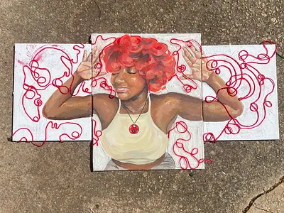 Shake it off acrylic acrylic painting paint painter painting