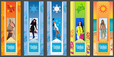 Online Seasonal Banner Ads - Retail Marketing branding design graphic design illustration logo typography vector