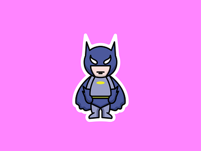 Superhero Cute Cartoon Design animation batman brand design brand identity branding chibi cute design graphic design icon illustration logo logo design mascot sticker superhero vector visual idenitity