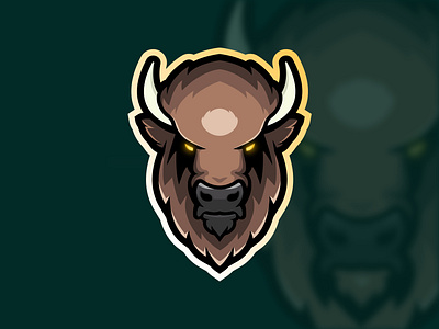 Bison animal basketball bison brand branding buffalo design e sports esports football gaming hockey illustration logo mark mascot soccer vector